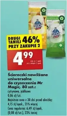 Ściereczki - Mr Magic - Biedronka - 4.99 zł - od 27.12.2024 do 31.12.2024