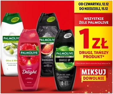 Żel pod prysznic - charge up - Palmolive For Men Intense - Lidl - 0 zł - od 12.12.2024 do 15.12.2024