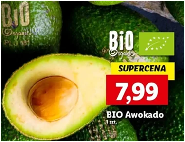 Awokado - bio - Lidl - 7.99 zł - od 12.12.2024 do 15.12.2024