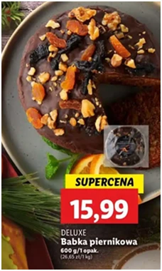 Babka - piernikowa - Deluxe (Schwarz) - Lidl - 15.99 zł - od 12.12.2024 do 15.12.2024