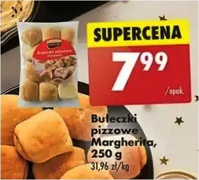 Bułeczki pizzowe - Margherita - Biedronka - 7.99 zł - od 27.12.2024 do 02.01.2025