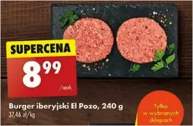 Burger - iberyjski - El Pozo - Biedronka - 8.99 zł - od 27.12.2024 do 02.01.2025