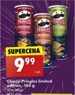 Chipsy - Pringles limited edition - Biedronka - 9.99 zł - od 27.12.2024 do 02.01.2025