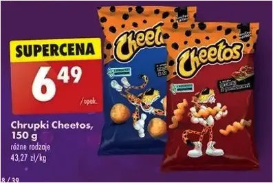 Chrupki - Cheetos - Biedronka - 6.49 zł - od 27.12.2024 do 02.01.2025