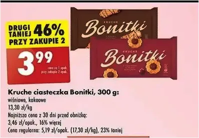 Kruchy ciasteczka - Bonitki - Biedronka - 3.99 zł - od 27.12.2024 do 02.01.2025