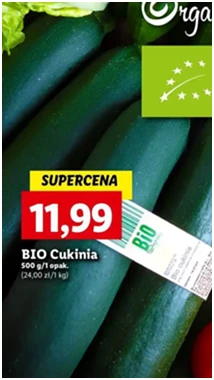 Cukinia - bio - Bio Organic - Lidl - 11.99 zł - od 12.12.2024 do 15.12.2024