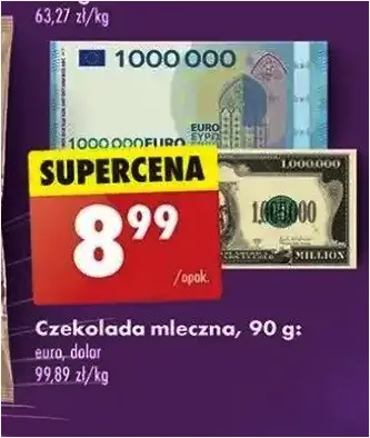 Czekolada - mleczna - Biedronka - 8.99 zł - od 27.12.2024 do 02.01.2025