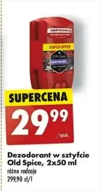 Dezodorant - Old Spice - Biedronka - 29.99 zł - od 27.12.2024 do 31.12.2024