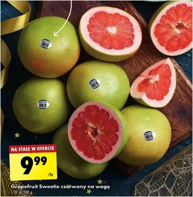 Grapefruit Sweetie - czerwony - na wagę - Biedronka - 9.99 zł - od 27.12.2024 do 02.01.2025