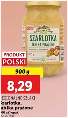 Jabłka prażone - szarlotka - Regionalne Szlaki - Lidl - 8.29 zł - od 12.12.2024 do 15.12.2024