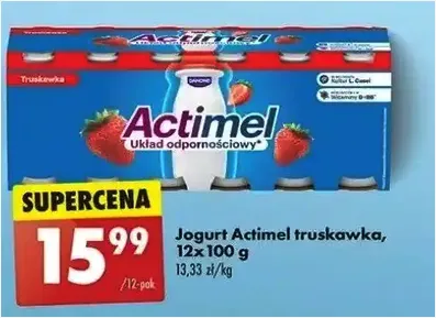 Jogurt Actimel - truskawka