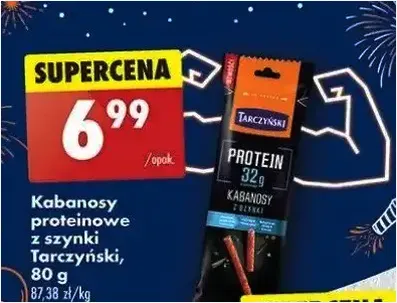 Kabanosy proteinowe - z szynki - Tarczynski