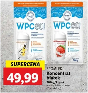 Koncentrat białek - słony karmel - Spomlek - Lidl - 49.99 zł - od 12.12.2024 do 15.12.2024