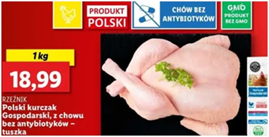 Kurczak gospodarski - tuszka - Rzeźnik Codzienna Dostawa - Lidl - 18.99 zł - od 12.12.2024 do 15.12.2024