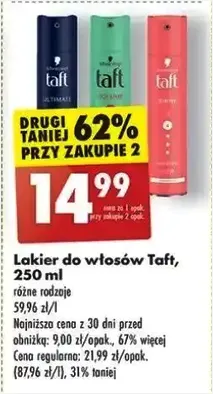 Lakier do włosów - Taft