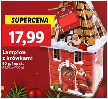 Lampion - z krówkami - Favorina - Lidl - 17.99 zł - od 12.12.2024 do 15.12.2024