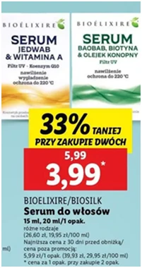 Olejek konopny - & baobab - Bioelixire - Lidl - 3.99 zł - od 12.12.2024 do 15.12.2024