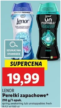 Perełki zapachowe - spring awakening - Lenor - Lidl - 19.99 zł - od 12.12.2024 do 15.12.2024