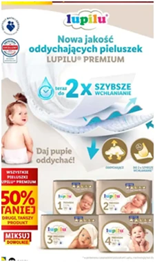 Pieluchy - 4 maxi - Lupilu Premium - Lidl - 0 zł - od 12.12.2024 do 15.12.2024