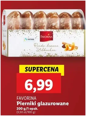 Pierniki - okrągłe - Favorina - Lidl - 6.99 zł - od 12.12.2024 do 15.12.2024