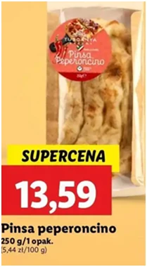 Pinsa - peperoncino - Lidl - 13.59 zł - od 12.12.2024 do 15.12.2024