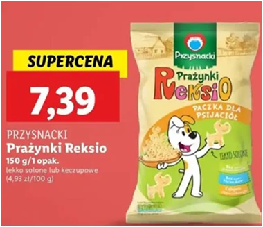 Prażynki - reksio ketchupowe - Przysnacki - Lidl - 7.39 zł - od 12.12.2024 do 15.12.2024