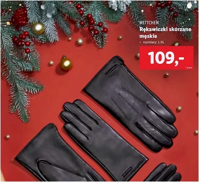 Rękawiczki męskie - Wittchen - Lidl - 109 zł - od 02.12.2024 do 07.12.2024