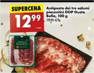 Antipasto dei tre salumi piacentini - DOP Gusto Bello - Biedronka - 12.99 zł - od 27.12.2024 do 02.01.2025