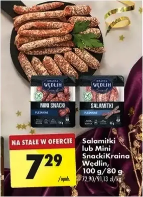 Salamitki lub Mini Snacki - Kraina Wędlin