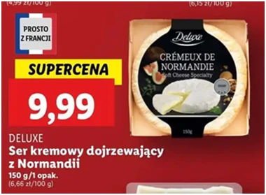 Ser - cremeux de normandii - Deluxe (Schwarz) - Lidl - 9.99 zł - od 12.12.2024 do 15.12.2024