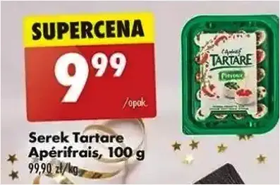 Serek Tartare - Aperifrais Provence - Biedronka - 9.99 zł - od 27.12.2024 do 02.01.2025