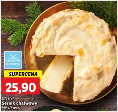 Sernik - chałwowy - Deluxe (Schwarz) - Lidl - 25.9 zł - od 12.12.2024 do 15.12.2024