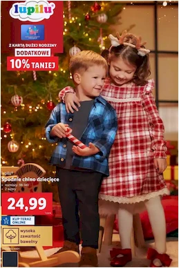 Spodnie dziecięce - Lupilu - Lidl - 24.99 zł - od 02.12.2024 do 07.12.2024