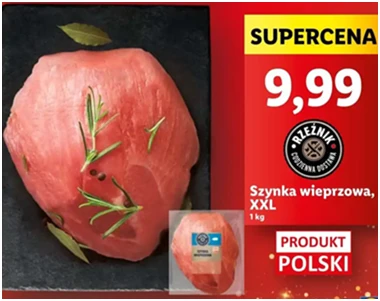 Szynka - wieprzowa - Rzeźnik Codzienna Dostawa - Lidl - 9.99 zł - od 12.12.2024 do 15.12.2024