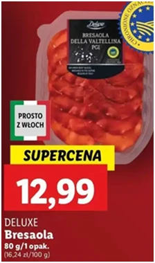 Szynka - bresaola - Deluxe (Schwarz) - Lidl - 12.99 zł - od 12.12.2024 do 15.12.2024