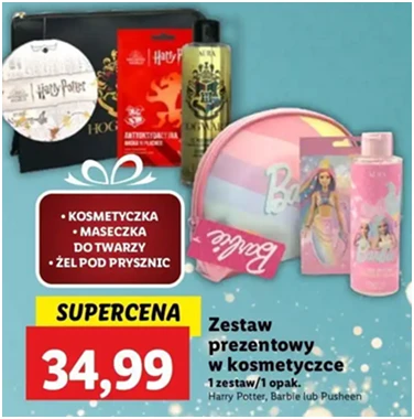 Zestaw w kosmetyczce - barbie: żel pod prysznic + maseczka na tkaninie - Lidl - 34.99 zł - od 12.12.2024 do 15.12.2024