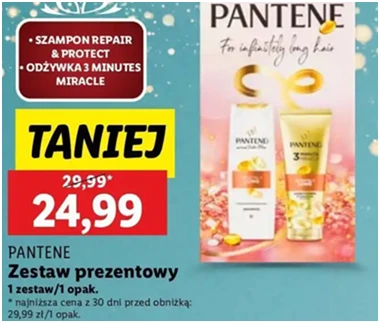 Zestaw w pudełku - for infinitely long hair: szampon 400 ml + odżywka 220 - Pantene - Lidl - 24.99 zł - od 12.12.2024 do 15.12.2024