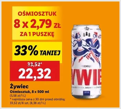 Żywiec - Lidl - 22.32 zł - od 23.01.2025 do 26.01.2025