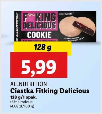 Ciastka Fitking Delicious - Lidl - 5.99 zł - od 23.01.2025 do 26.01.2025