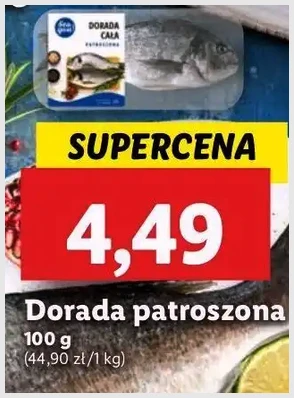 Dorada patroszona - Lidl - 44.9 zł - od 23.01.2025 do 26.01.2025