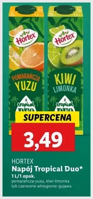 Hortex Napój Tropical Duo - Lidl - 3.49 zł - od 23.01.2025 do 26.01.2025
