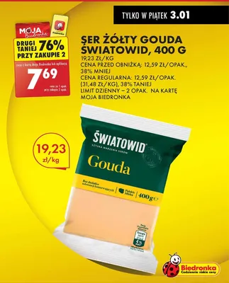 Ser Żółty Gouda Światowid