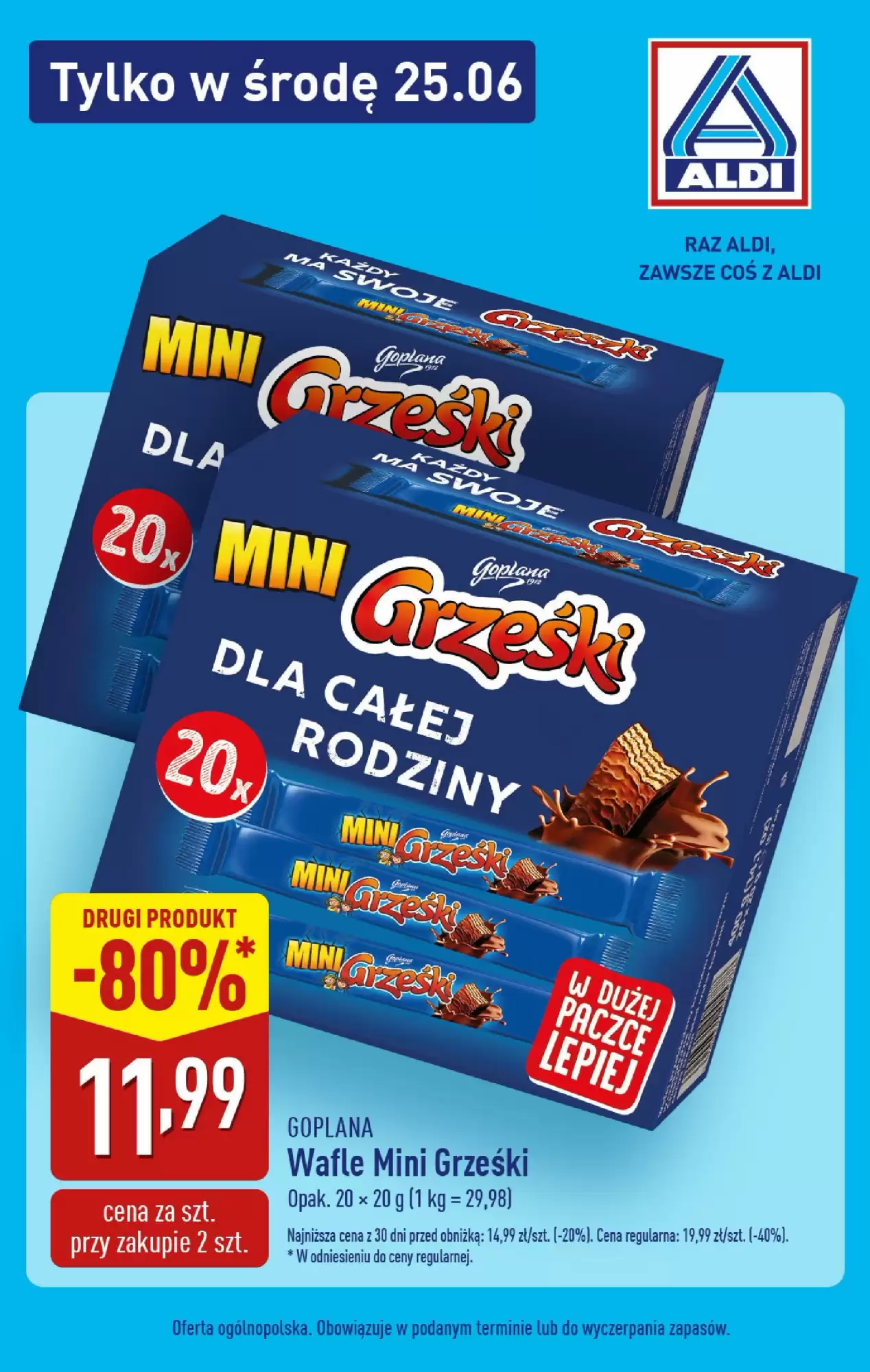Gazetka Aldi od 25.06.2025 do 25.06.2025