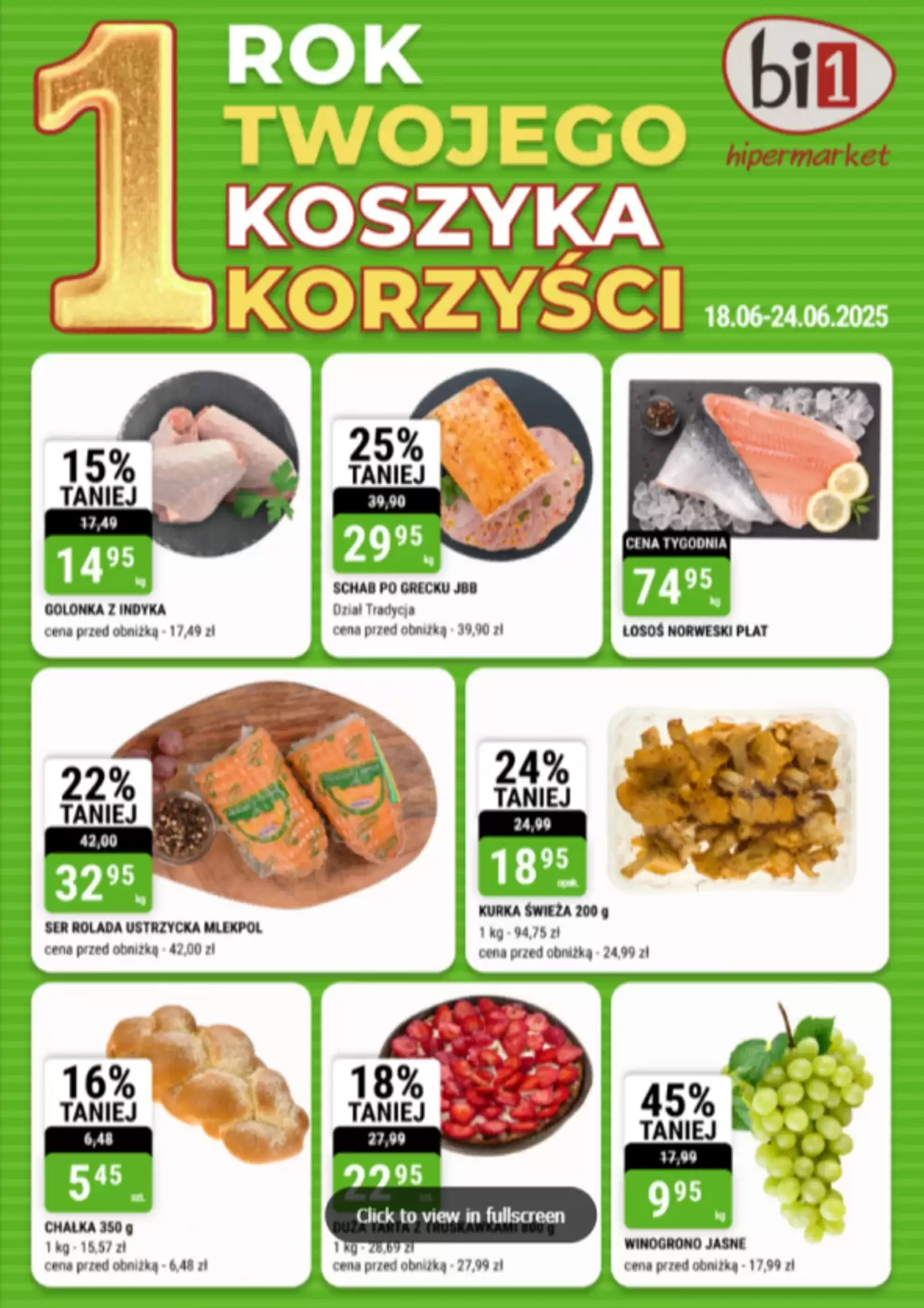 Gazetka Bi1 od 18.06.2025 do 24.06.2025