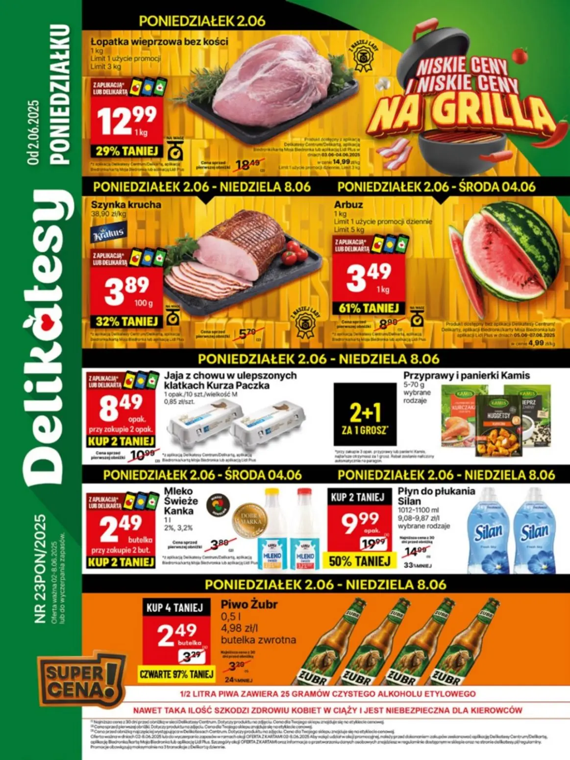 Gazetka Delikatesy Centrum od 02.06.2025 do 08.06.2025