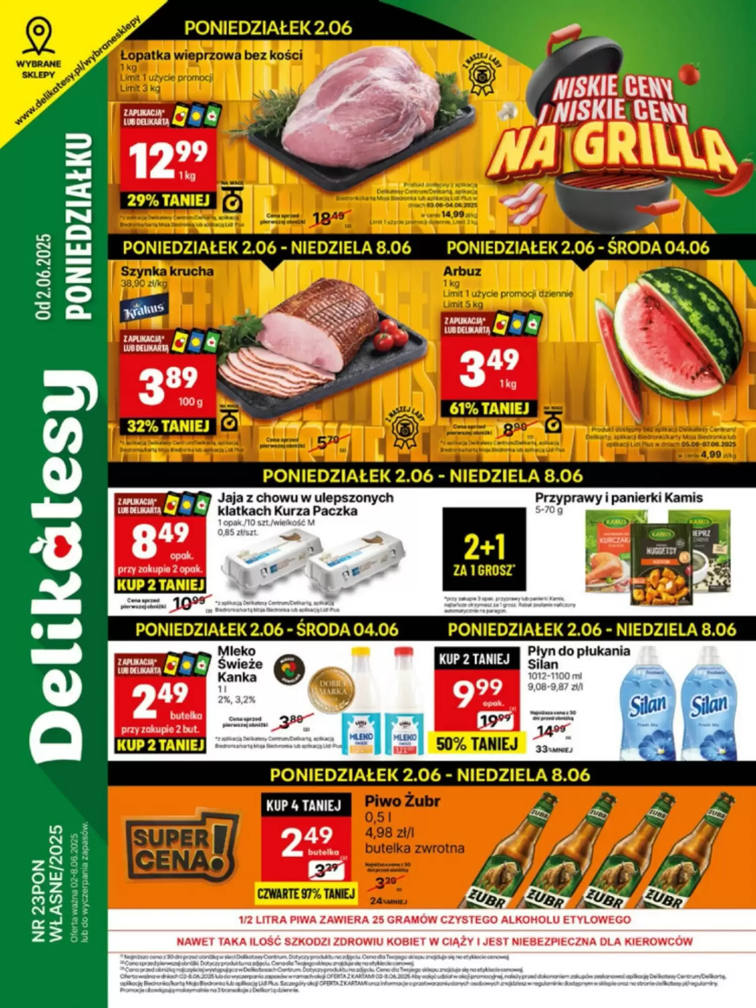 Gazetka Delikatesy Centrum od 02.06.2025 do 08.06.2025