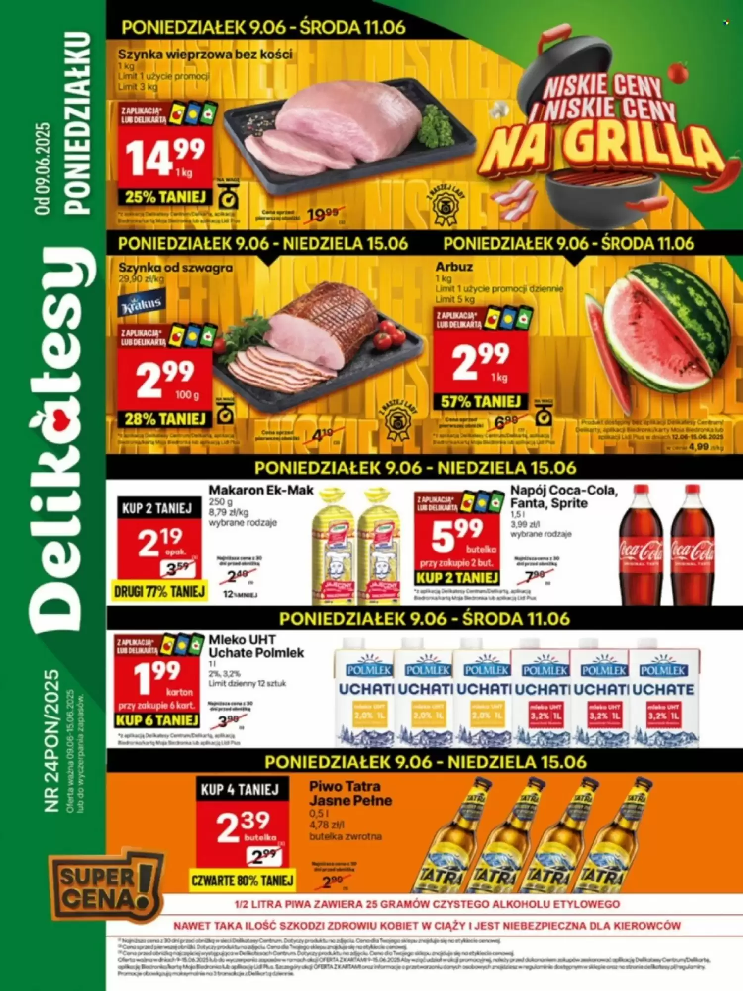 Gazetka Delikatesy Centrum od 09.06.2025 do 15.06.2025