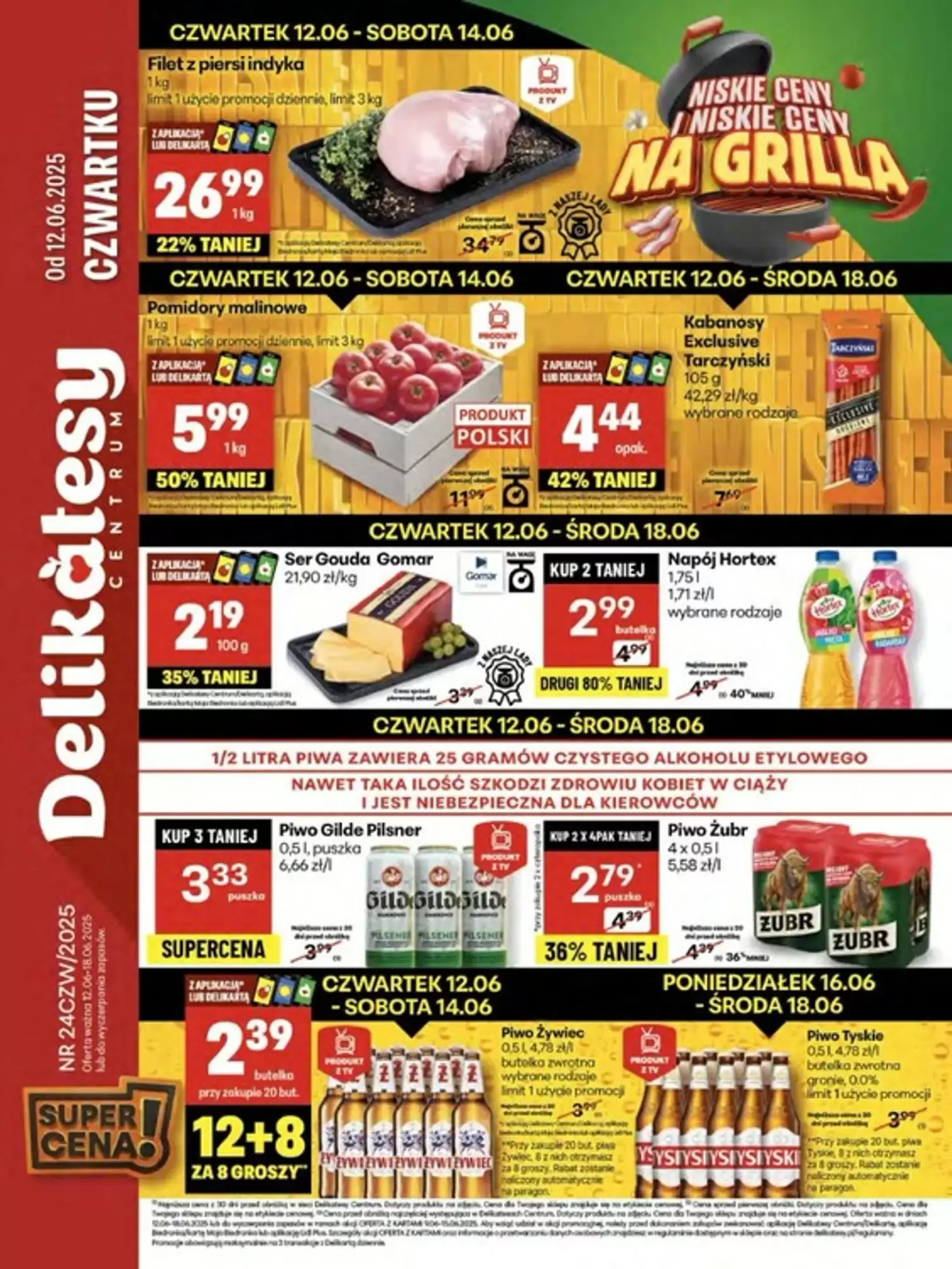Gazetka Delikatesy Centrum od 12.06.2025 do 18.06.2025