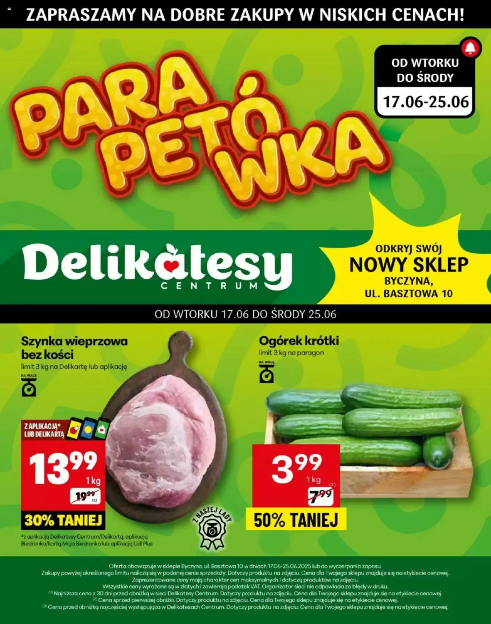 Gazetka Delikatesy Centrum od 17.06.2025 do 25.06.2025