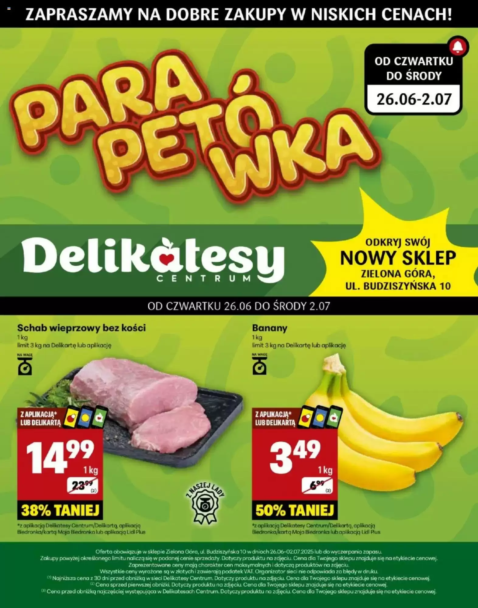 Gazetka Delikatesy Centrum od 26.06.2025 do 02.07.2025